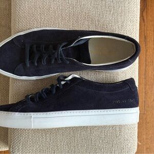 Common Projects Black Suede Sneakers